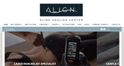 Desktop Screenshot of alignhealingcenter.com